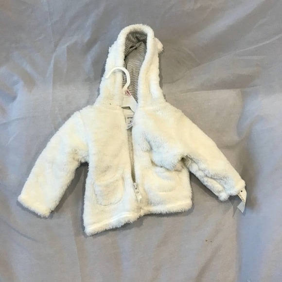 Girl's (9 Mos) Fleece Fur-Like Jacket - Picture 1 of 4
